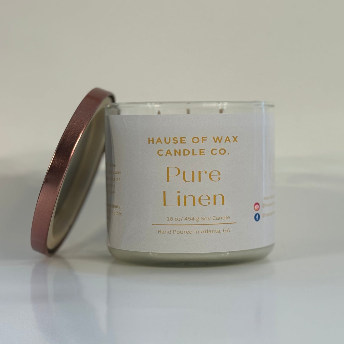 Pure Linen Candle