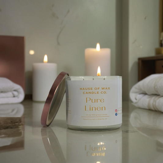 Pure Linen Candle