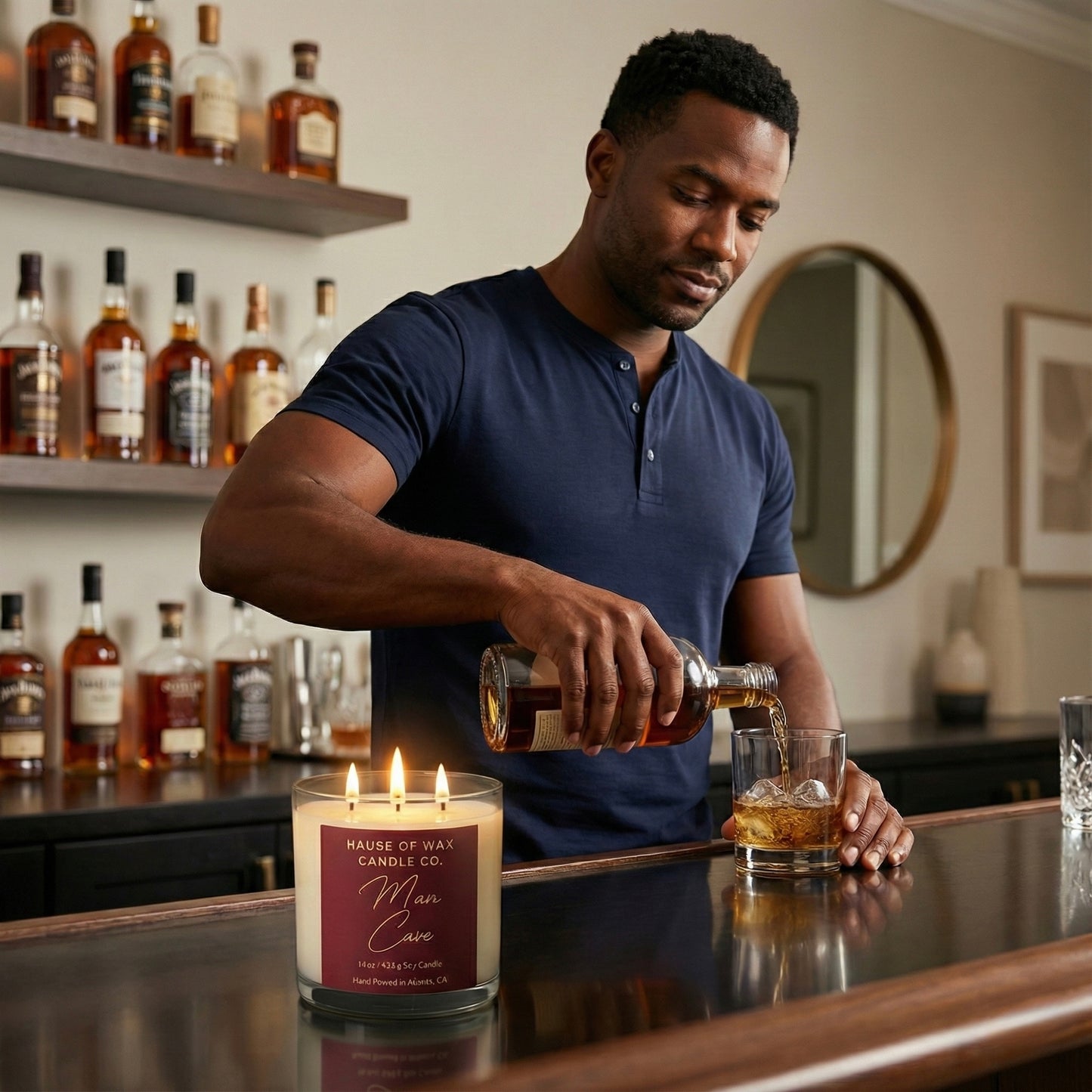 Man Cave Candle