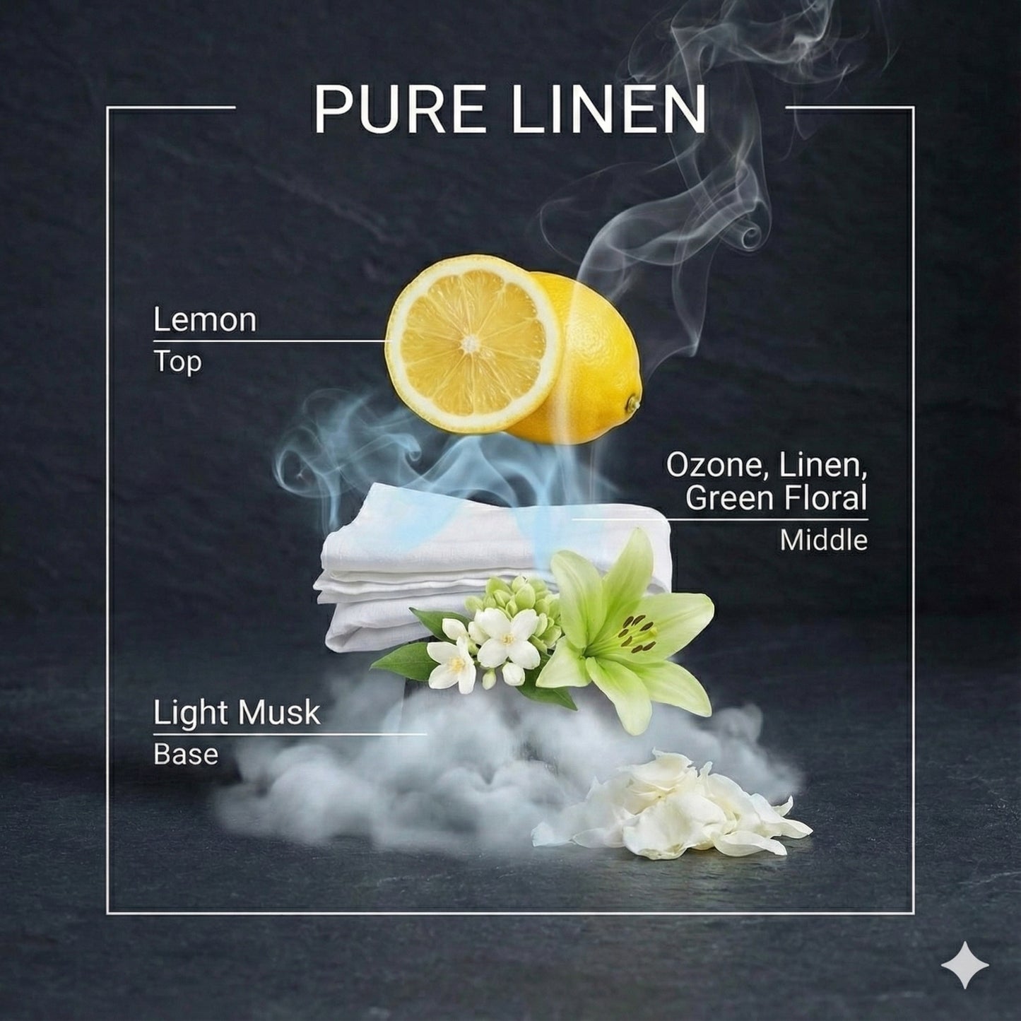 Pure Linen Candle