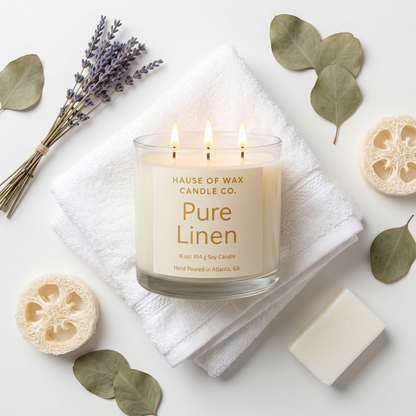 Pure Linen Candle