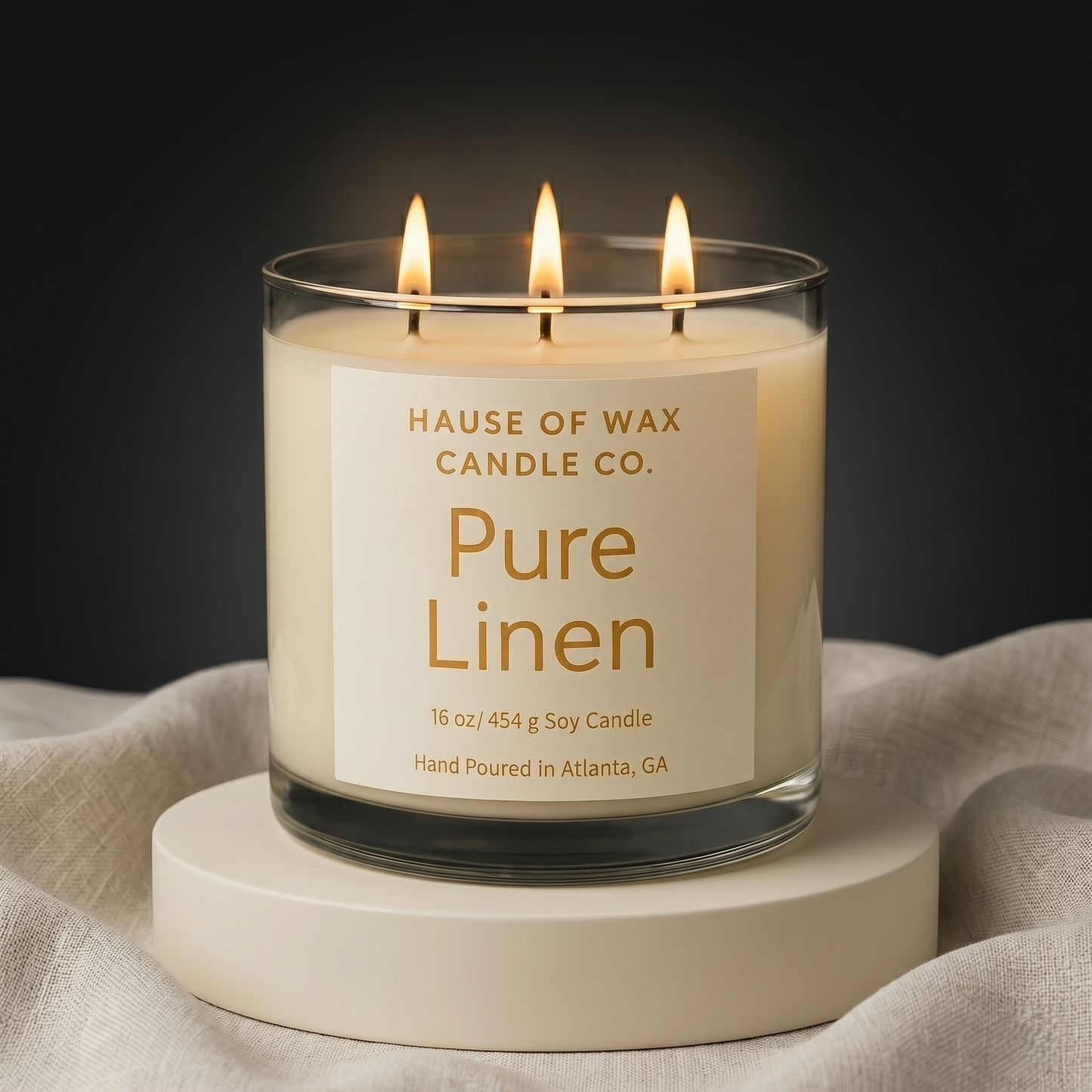 Pure Linen Candle