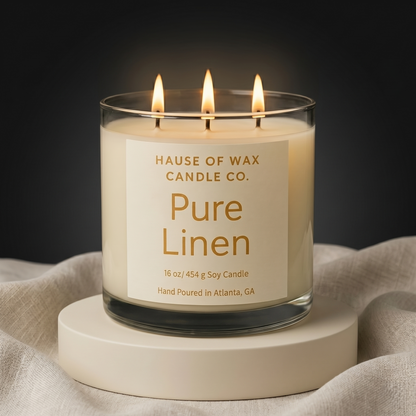 Pure Linen Candle